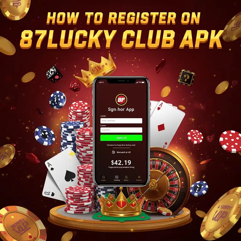 How to Register / Sign Up on 87 Lucky Club Game APK